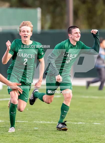Thumbnail 2 in Santiago @ Garces Memorial (CIF SoCal Regional D3 Final) photogallery.