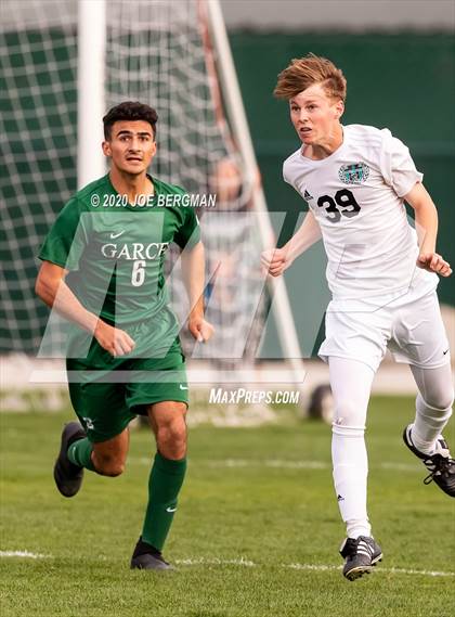 Thumbnail 2 in Santiago @ Garces Memorial (CIF SoCal Regional D3 Final) photogallery.