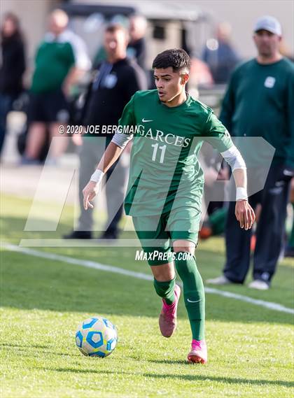 Thumbnail 3 in Santiago @ Garces Memorial (CIF SoCal Regional D3 Final) photogallery.