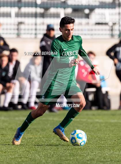 Thumbnail 3 in Santiago @ Garces Memorial (CIF SoCal Regional D3 Final) photogallery.