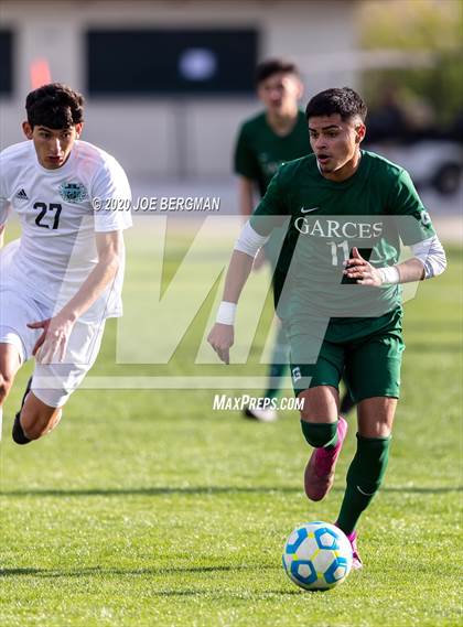 Thumbnail 3 in Santiago @ Garces Memorial (CIF SoCal Regional D3 Final) photogallery.