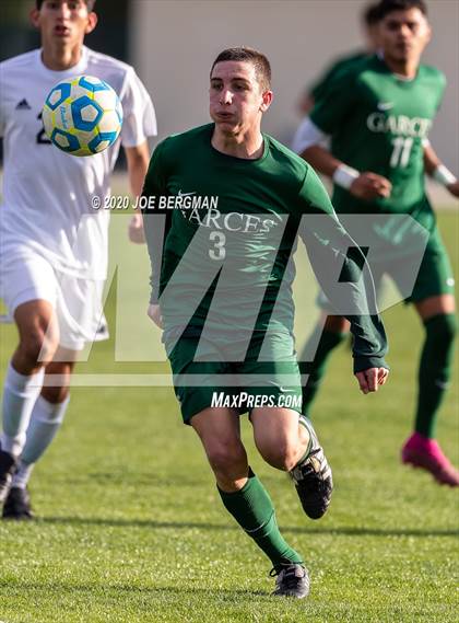 Thumbnail 2 in Santiago @ Garces Memorial (CIF SoCal Regional D3 Final) photogallery.