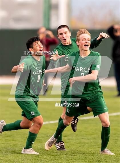 Thumbnail 1 in Santiago @ Garces Memorial (CIF SoCal Regional D3 Final) photogallery.