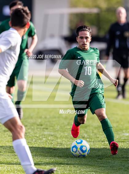Thumbnail 1 in Santiago @ Garces Memorial (CIF SoCal Regional D3 Final) photogallery.
