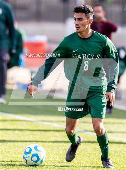 Thumbnail 2 in Santiago @ Garces Memorial (CIF SoCal Regional D3 Final) photogallery.