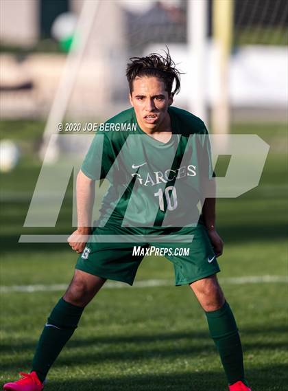 Thumbnail 3 in Santiago @ Garces Memorial (CIF SoCal Regional D3 Final) photogallery.