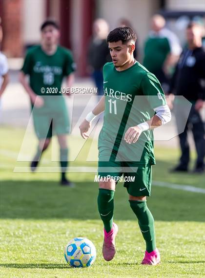Thumbnail 1 in Santiago @ Garces Memorial (CIF SoCal Regional D3 Final) photogallery.