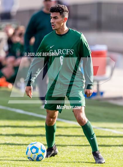 Thumbnail 3 in Santiago @ Garces Memorial (CIF SoCal Regional D3 Final) photogallery.