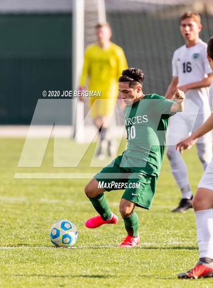 Thumbnail 3 in Santiago @ Garces Memorial (CIF SoCal Regional D3 Final) photogallery.