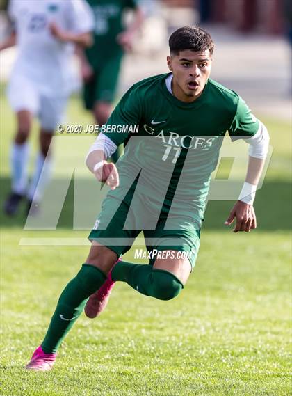 Thumbnail 1 in Santiago @ Garces Memorial (CIF SoCal Regional D3 Final) photogallery.