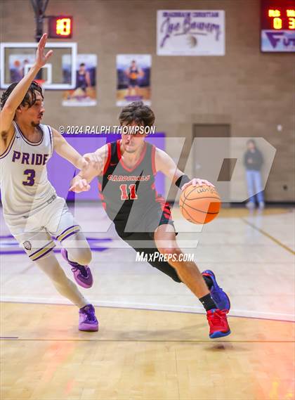 Thumbnail 3 in Woodland Christian vs. Bradshaw Christian (CIF SJS D-5 Quarter Final) photogallery.