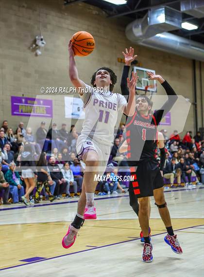 Thumbnail 3 in Woodland Christian vs. Bradshaw Christian (CIF SJS D-5 Quarter Final) photogallery.