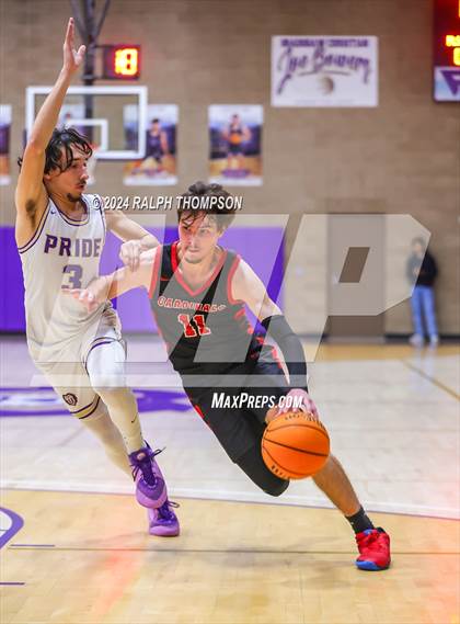 Thumbnail 2 in Woodland Christian vs. Bradshaw Christian (CIF SJS D-5 Quarter Final) photogallery.