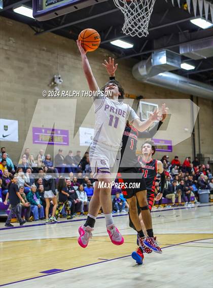 Thumbnail 2 in Woodland Christian vs. Bradshaw Christian (CIF SJS D-5 Quarter Final) photogallery.