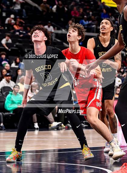 Thumbnail 1 in St. John Bosco vs. Mater Dei (Trinity-Mission League Showcase) photogallery.