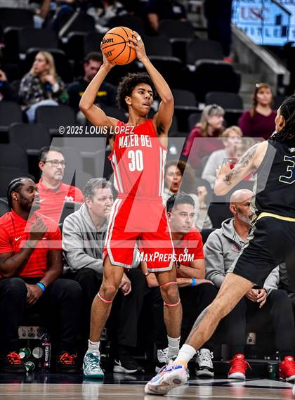 Thumbnail 1 in St. John Bosco vs. Mater Dei (Trinity-Mission League Showcase) photogallery.