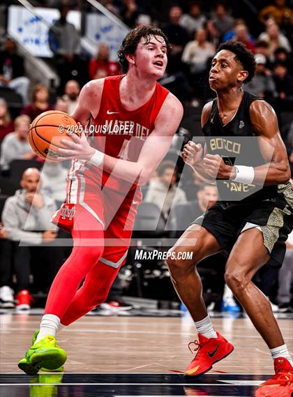 Thumbnail 1 in St. John Bosco vs. Mater Dei (Trinity-Mission League Showcase) photogallery.