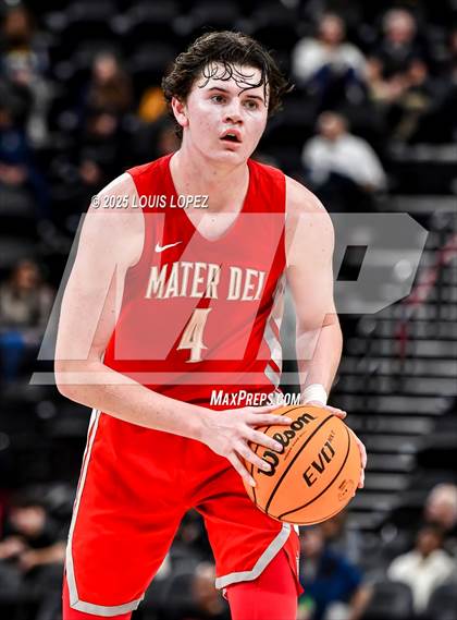 Thumbnail 1 in St. John Bosco vs. Mater Dei (Trinity-Mission League Showcase) photogallery.