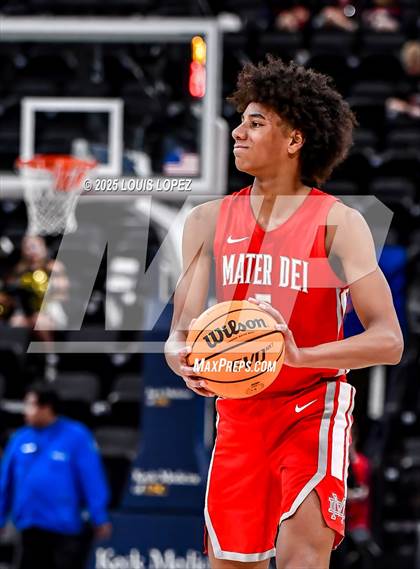 Thumbnail 1 in St. John Bosco vs. Mater Dei (Trinity-Mission League Showcase) photogallery.