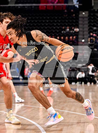 Thumbnail 2 in St. John Bosco vs. Mater Dei (Trinity-Mission League Showcase) photogallery.