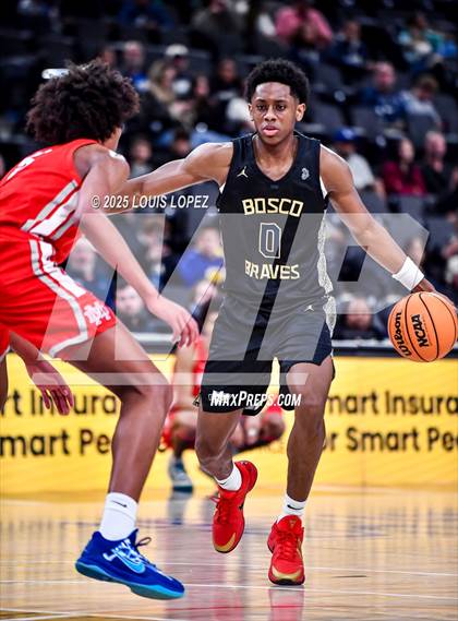 Thumbnail 1 in St. John Bosco vs. Mater Dei (Trinity-Mission League Showcase) photogallery.