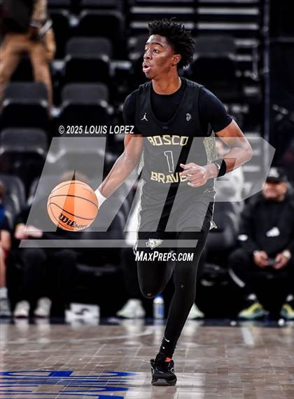 Thumbnail 1 in St. John Bosco vs. Mater Dei (Trinity-Mission League Showcase) photogallery.