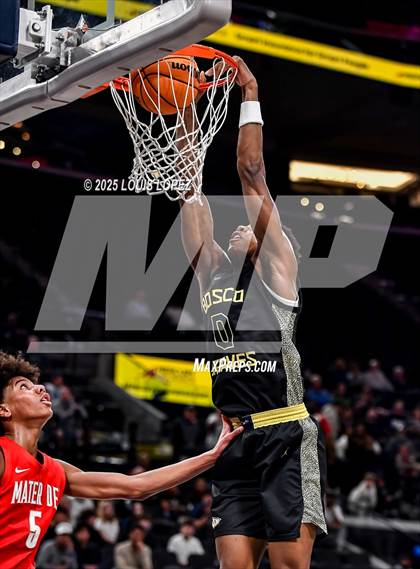 Thumbnail 1 in St. John Bosco vs. Mater Dei (Trinity-Mission League Showcase) photogallery.