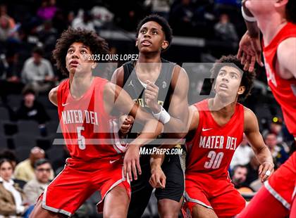Thumbnail 1 in St. John Bosco vs. Mater Dei (Trinity-Mission League Showcase) photogallery.
