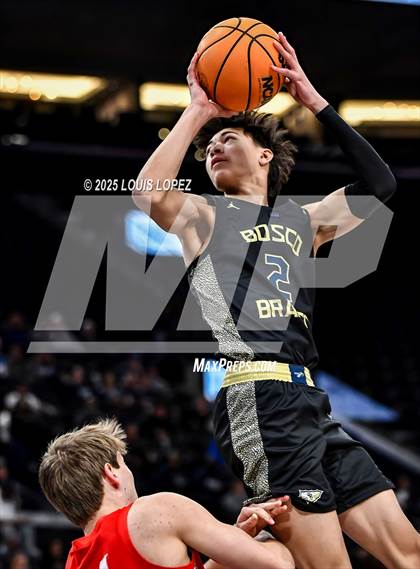 Thumbnail 3 in St. John Bosco vs. Mater Dei (Trinity-Mission League Showcase) photogallery.