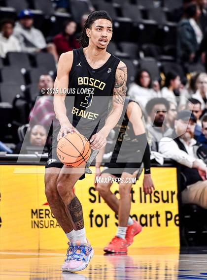 Thumbnail 1 in St. John Bosco vs. Mater Dei (Trinity-Mission League Showcase) photogallery.