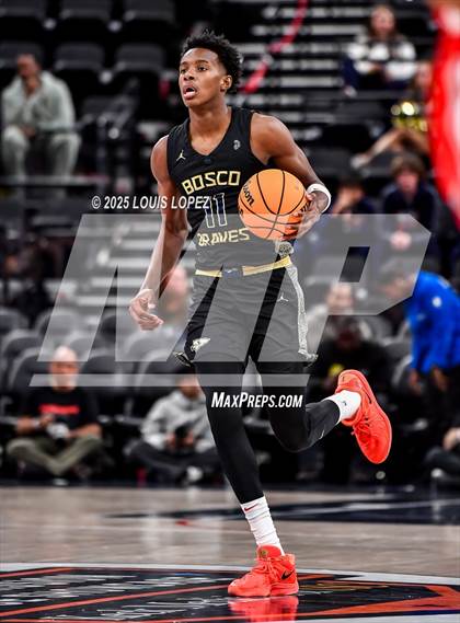 Thumbnail 3 in St. John Bosco vs. Mater Dei (Trinity-Mission League Showcase) photogallery.