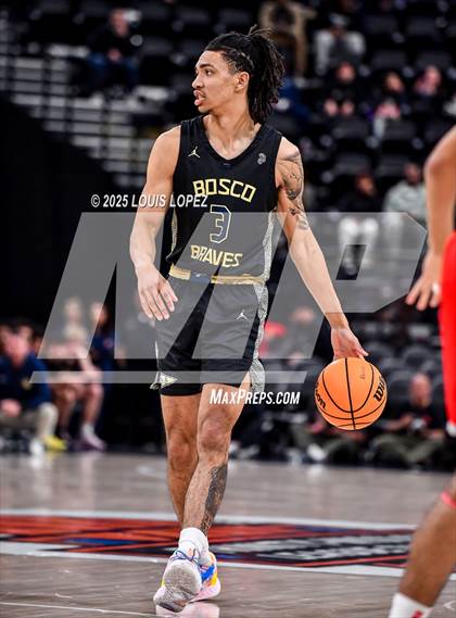 Thumbnail 2 in St. John Bosco vs. Mater Dei (Trinity-Mission League Showcase) photogallery.