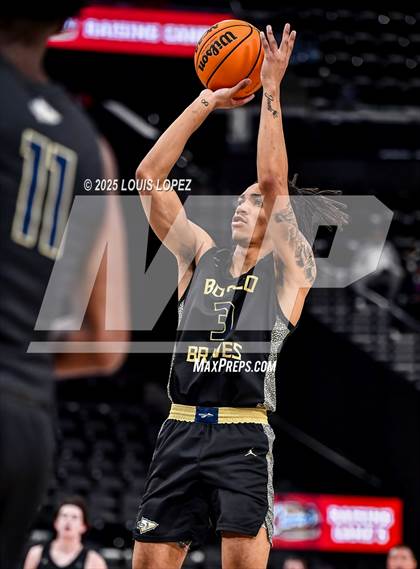 Thumbnail 2 in St. John Bosco vs. Mater Dei (Trinity-Mission League Showcase) photogallery.