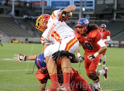 Thumbnail 1 in Oakdale vs. Serra (CIF State D2 Final) photogallery.