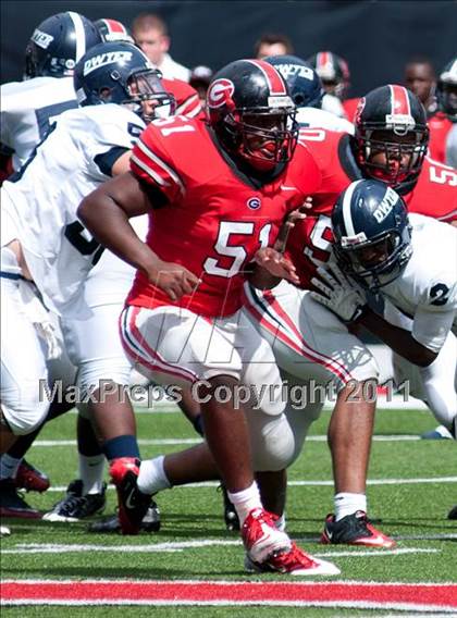 Thumbnail 2 in Dwyer vs. Glenville (Kirk Herbstreit National Kickoff Classic) photogallery.