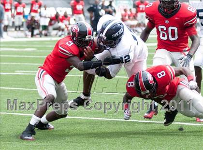 Thumbnail 3 in Dwyer vs. Glenville (Kirk Herbstreit National Kickoff Classic) photogallery.