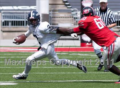 Thumbnail 1 in Dwyer vs. Glenville (Kirk Herbstreit National Kickoff Classic) photogallery.