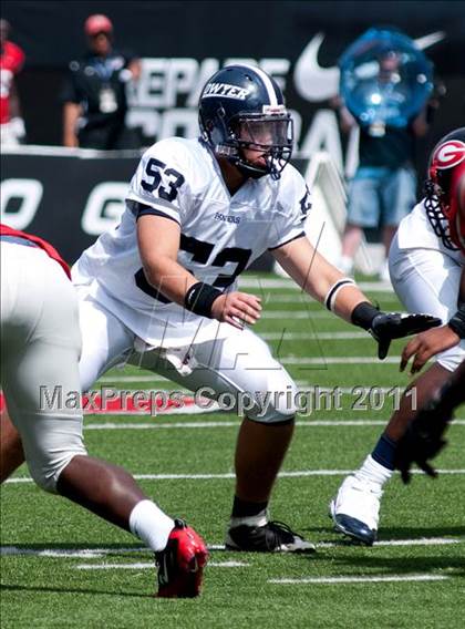 Thumbnail 2 in Dwyer vs. Glenville (Kirk Herbstreit National Kickoff Classic) photogallery.