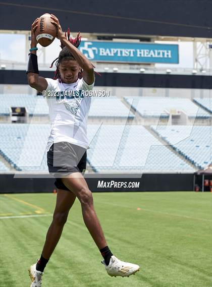 Thumbnail 2 in McIntosh County Academy vs Clay (Jaguars Prep 11-On Tournament) photogallery.