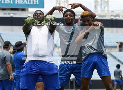 Thumbnail 1 in McIntosh County Academy vs Clay (Jaguars Prep 11-On Tournament) photogallery.