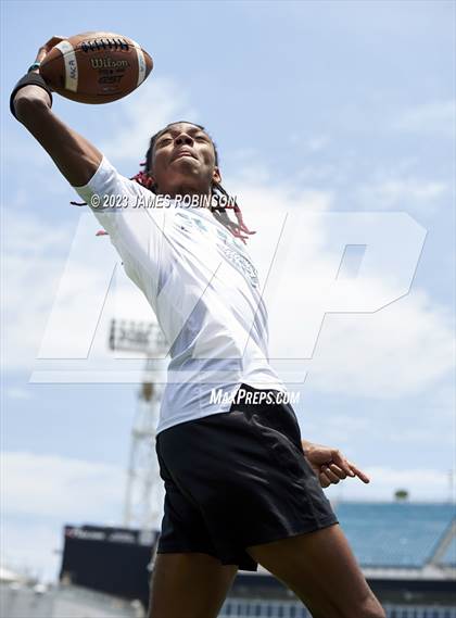 Thumbnail 3 in McIntosh County Academy vs Clay (Jaguars Prep 11-On Tournament) photogallery.