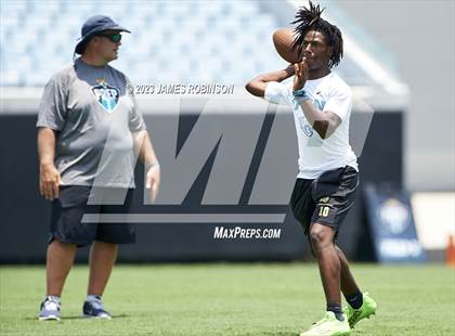 Thumbnail 3 in McIntosh County Academy vs Clay (Jaguars Prep 11-On Tournament) photogallery.