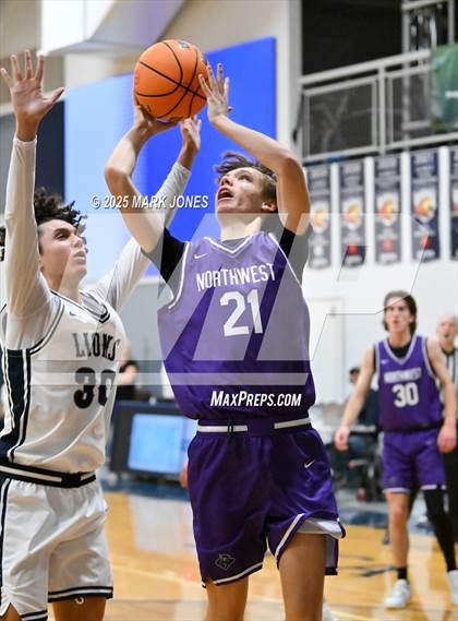 Thumbnail 3 in North Valley Christian Academy vs. Northwest Christian (Great Desert Shootout) photogallery.