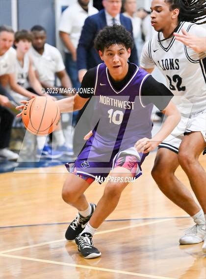 Thumbnail 3 in North Valley Christian Academy vs. Northwest Christian (Great Desert Shootout) photogallery.