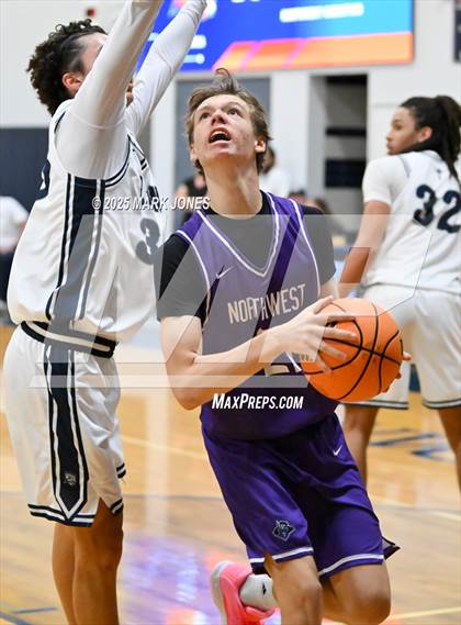 Thumbnail 2 in North Valley Christian Academy vs. Northwest Christian (Great Desert Shootout) photogallery.