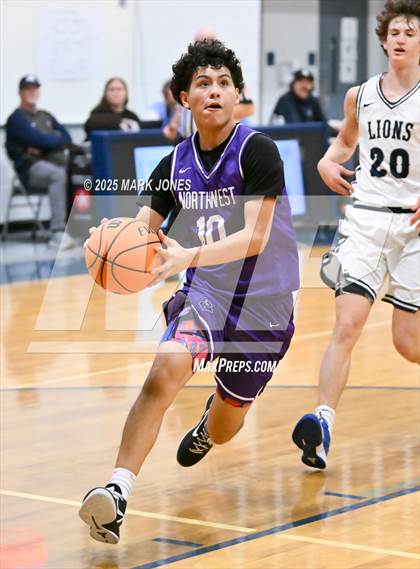 Thumbnail 1 in North Valley Christian Academy vs. Northwest Christian (Great Desert Shootout) photogallery.