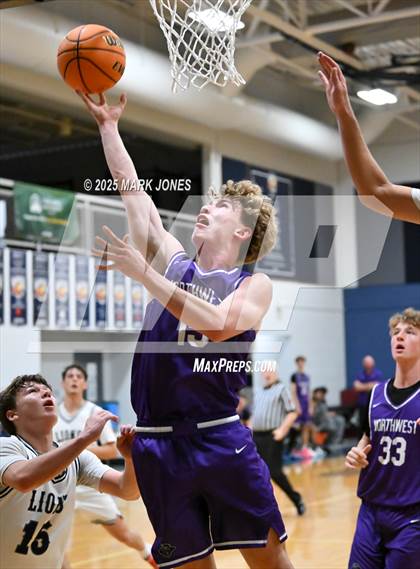 Thumbnail 2 in North Valley Christian Academy vs. Northwest Christian (Great Desert Shootout) photogallery.