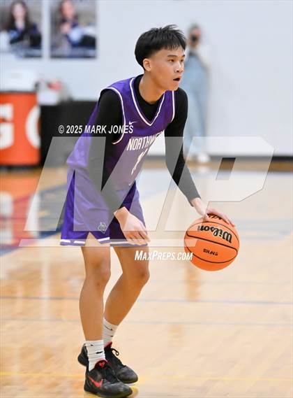 Thumbnail 1 in North Valley Christian Academy vs. Northwest Christian (Great Desert Shootout) photogallery.