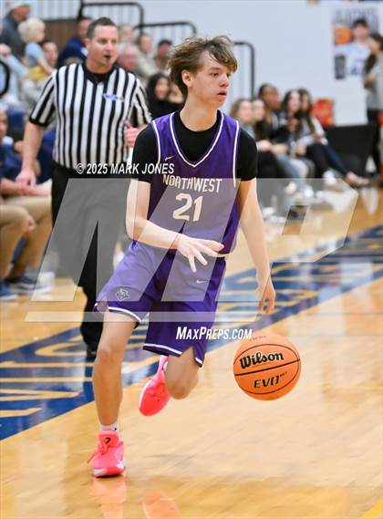 Thumbnail 2 in North Valley Christian Academy vs. Northwest Christian (Great Desert Shootout) photogallery.