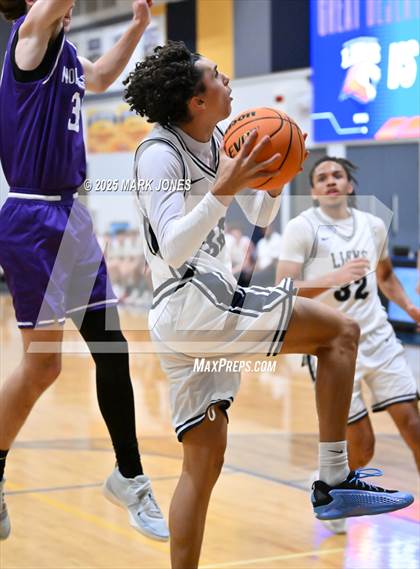 Thumbnail 2 in North Valley Christian Academy vs. Northwest Christian (Great Desert Shootout) photogallery.